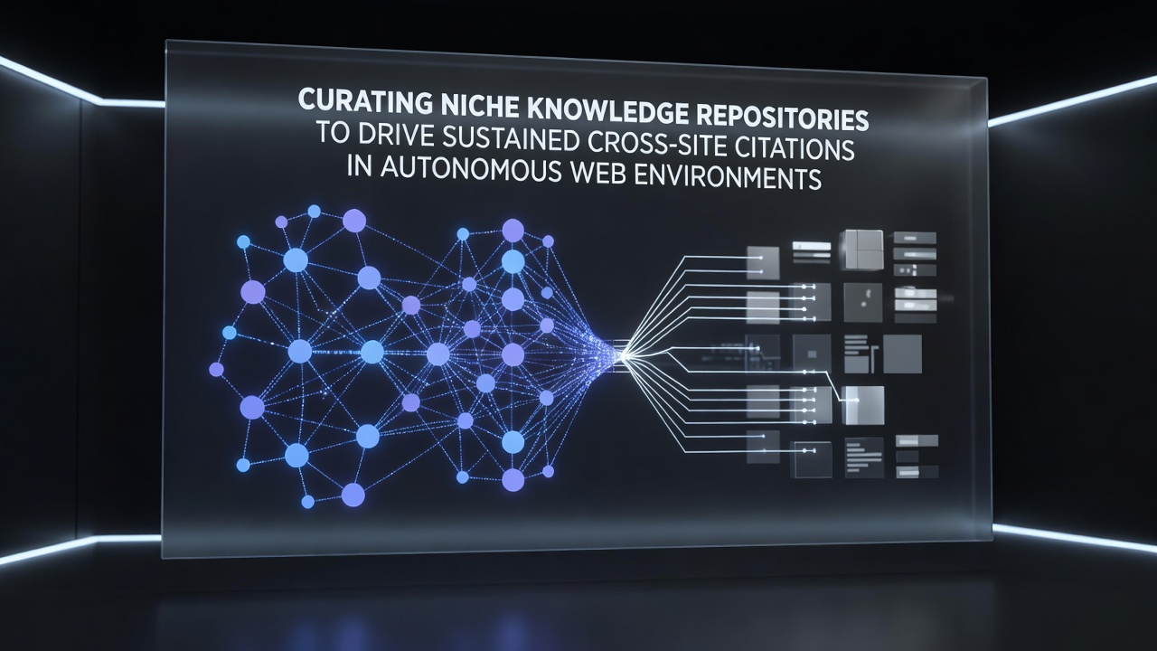 Curating Niche Knowledge Repositories to Drive Sustained Cross-Site Citations in Autonomous Web Environments